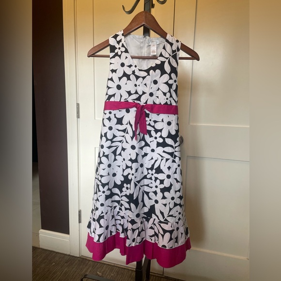 Kids Flower Dress (100% cotton) - Picture 1 of 5